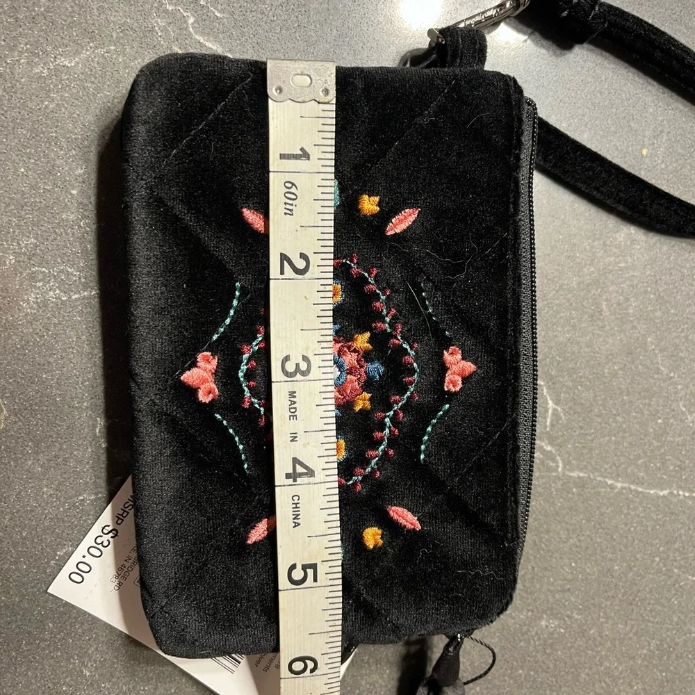 Vera Bradley velvet embroidered wristlet - Picture 3 of 4